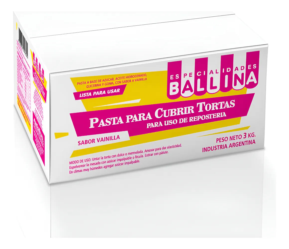Pasta para Tortas Ballina x 3kg