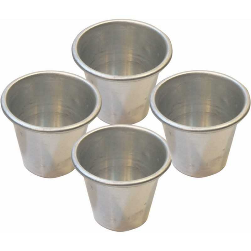 Vaso flan aluminio