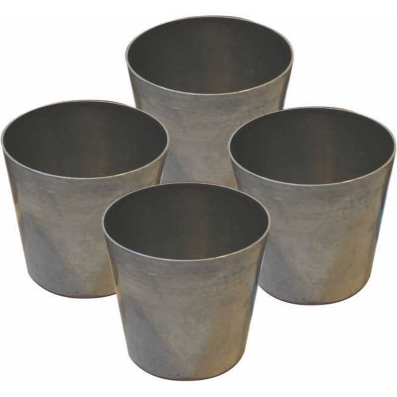 Vaso flan aluminio