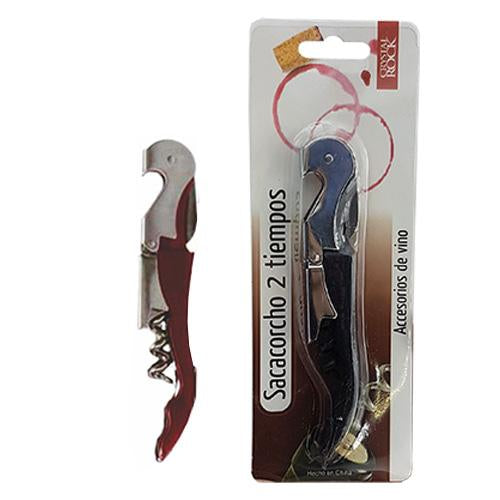 Saca corchos dos tiempos en blíster