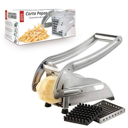 Corta papas acero inoxidable