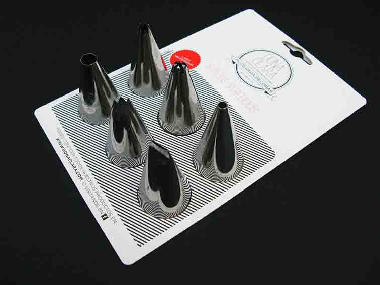 Display 6 picos acero inoxidable