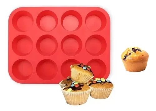 Placa muffin silicona