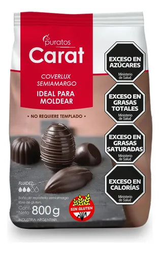 Chocolate semiamargo 800gr