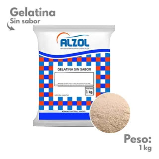 Gelatina sin sabor x KG