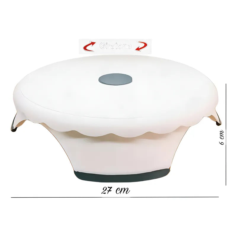 Base de torta giratoria