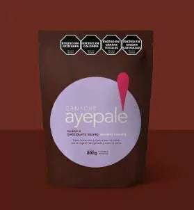 Ganache repostero negro 800gr