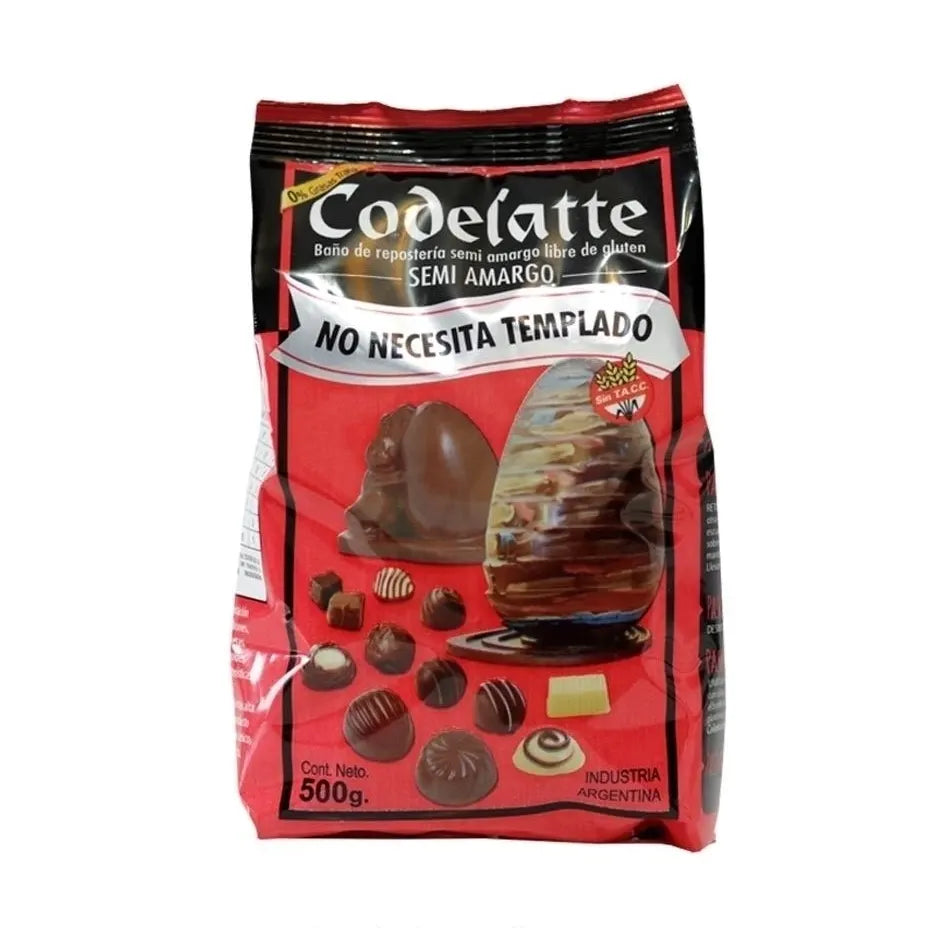 Baño Chocolate Semiamargo Codeland 500g.