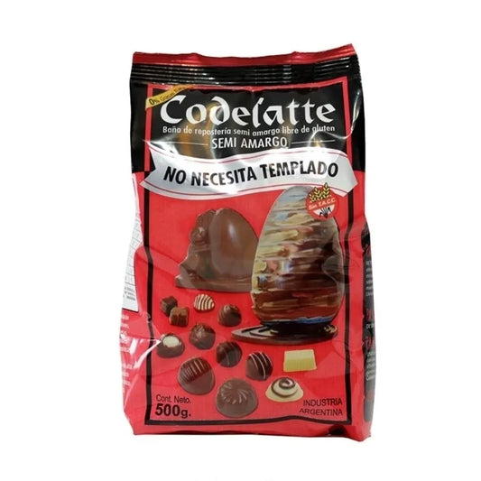 Baño Chocolate Semiamargo Codeland 500g.