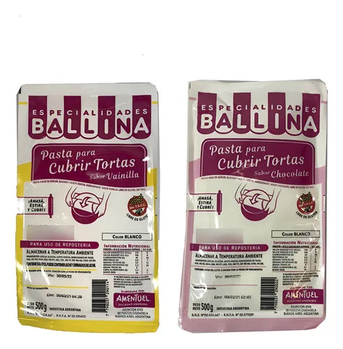 Pasta para Cubrir Blanca Ballina x 500g