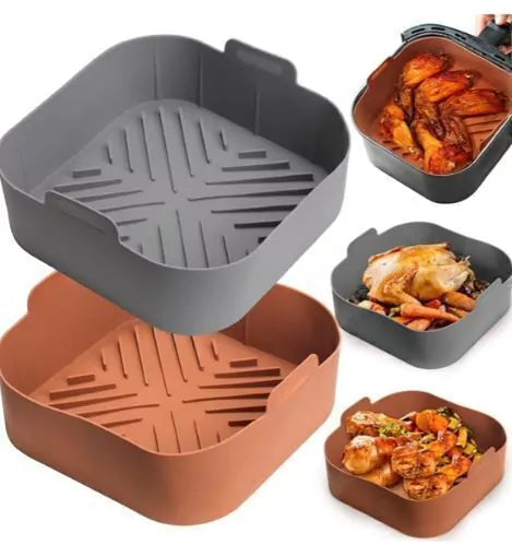 Molde silicona freidora cuadrada 21cm