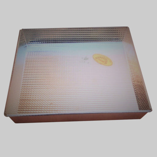 Molde rectangular desfondable N6 hojalata