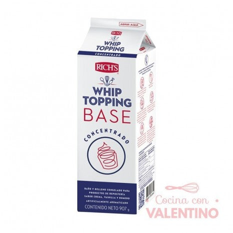 Rich whip topping